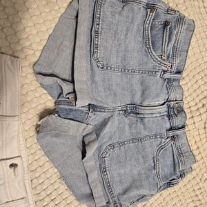 Light Blue And White Denim Women's Jeans